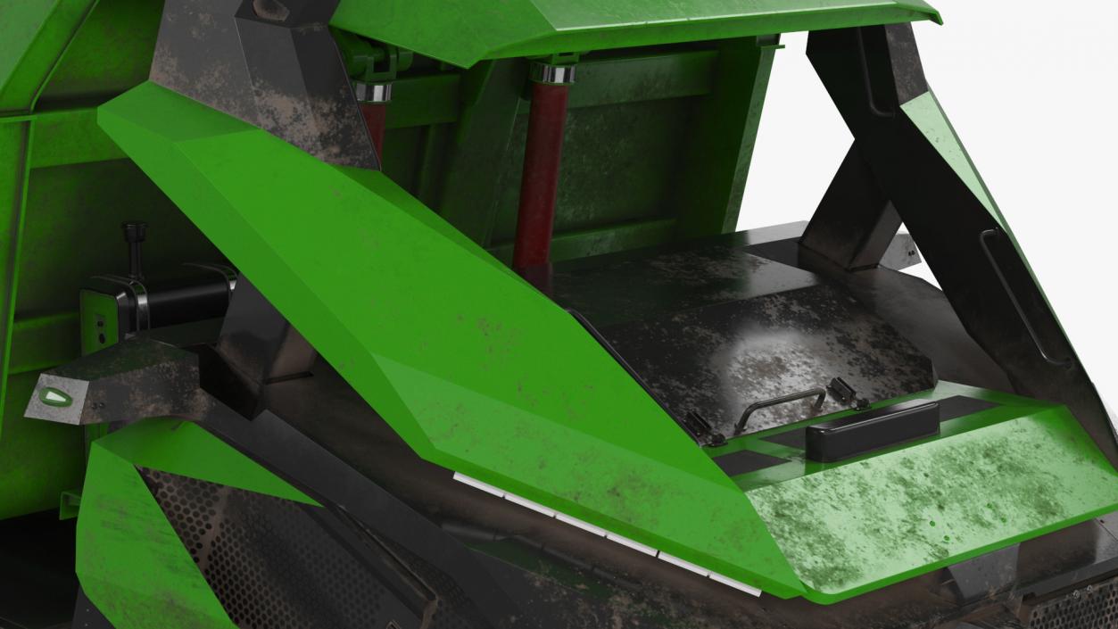 Dirty Autonomous Electric Dump Truck Dirty 3D