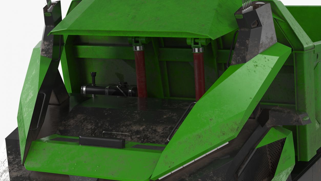 Dirty Autonomous Electric Dump Truck Dirty 3D