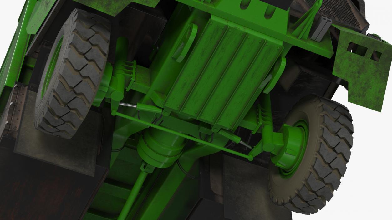 Dirty Autonomous Electric Dump Truck Dirty 3D