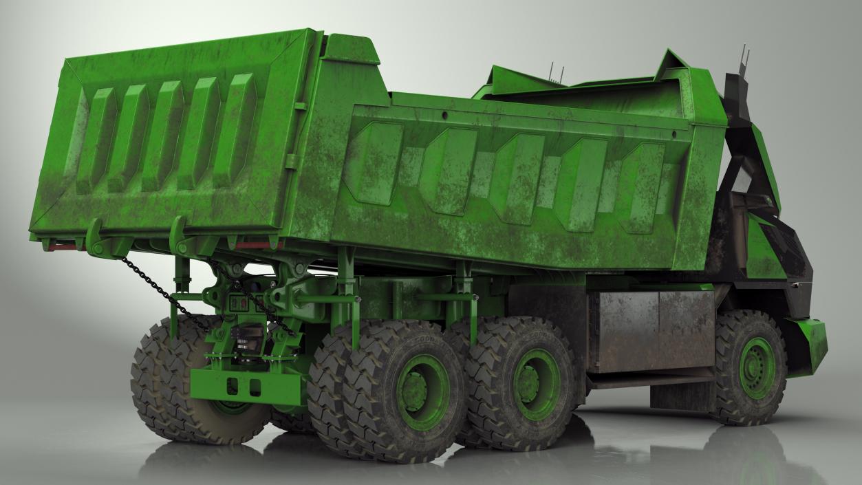 Dirty Autonomous Electric Dump Truck Dirty 3D