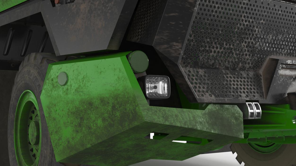 Dirty Autonomous Electric Dump Truck Dirty 3D