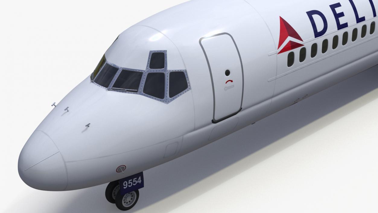 3D Boeing 717-200 Delta Airlines Livery