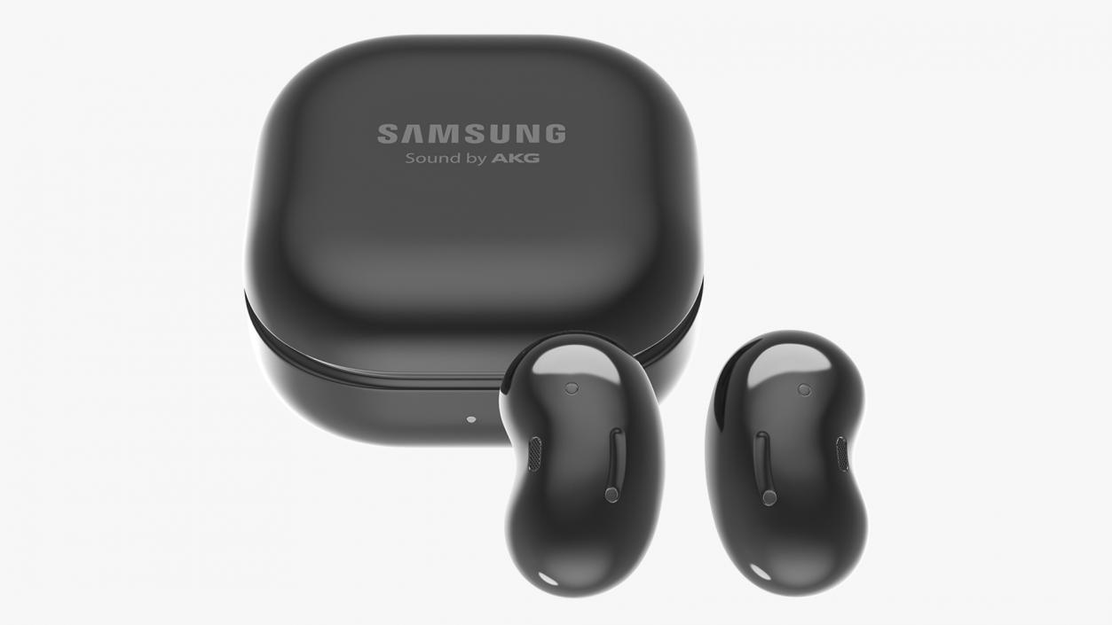 Samsung Galaxy Buds Live Mystic Black 3D