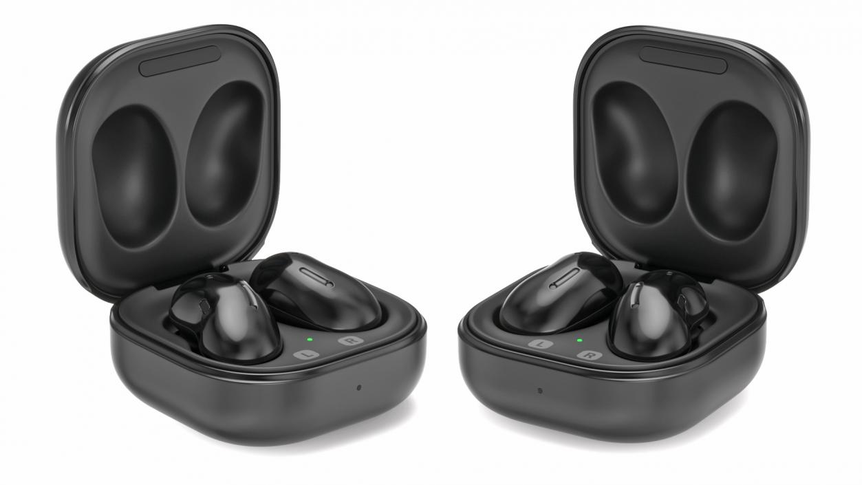 Samsung Galaxy Buds Live Mystic Black 3D