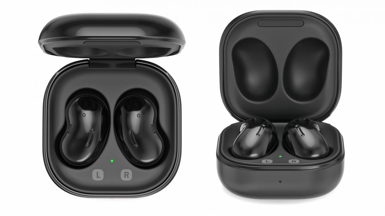 Samsung Galaxy Buds Live Mystic Black 3D