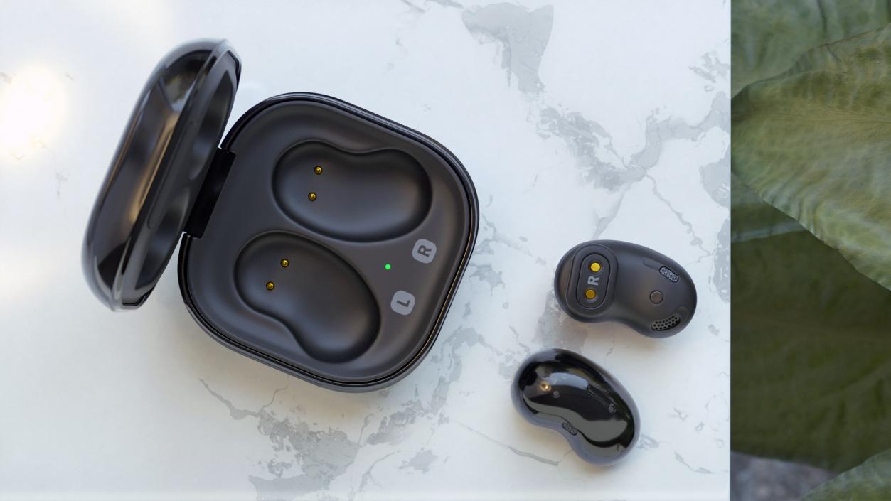 Samsung Galaxy Buds Live Mystic Black 3D