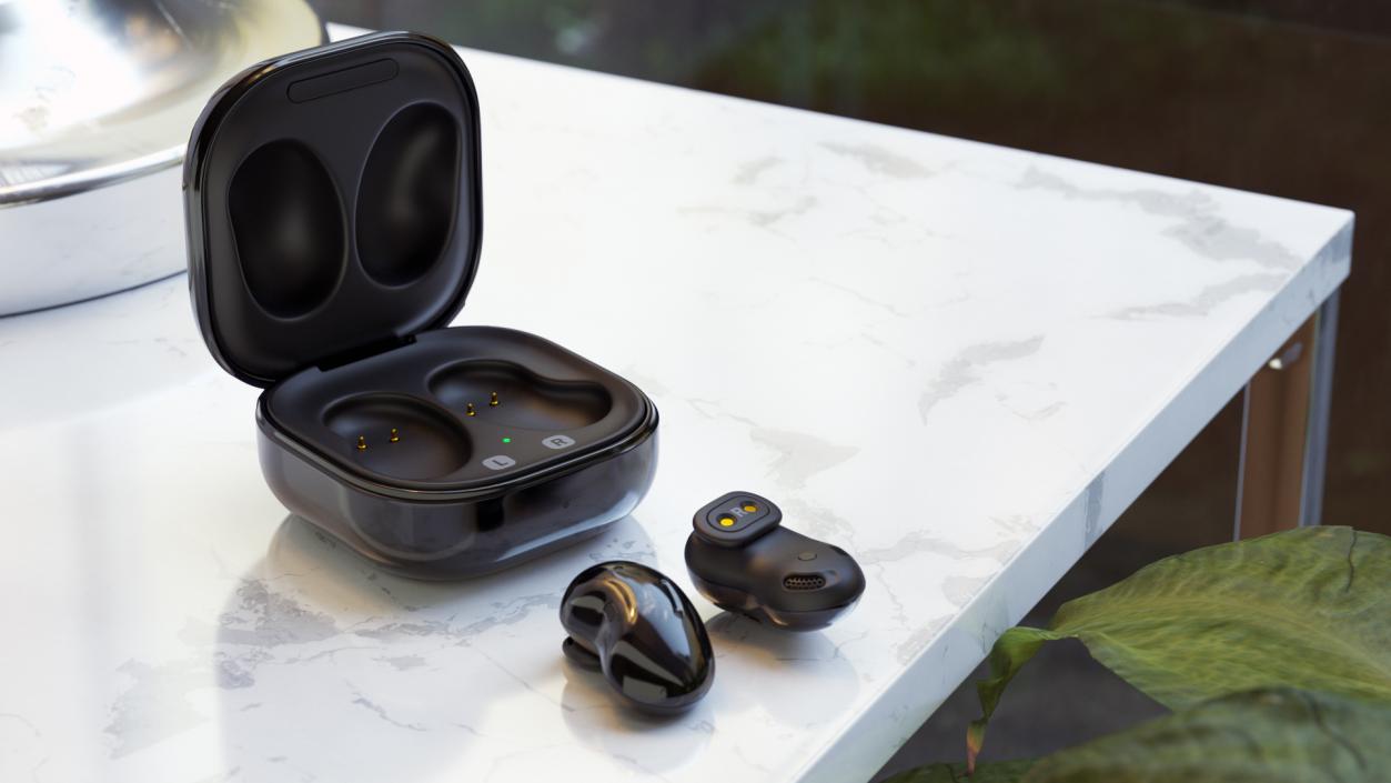 Samsung Galaxy Buds Live Mystic Black 3D