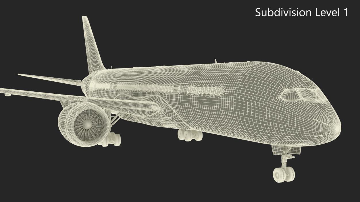 3D Boeing 787 Dreamliner Japan Airlines Rigged model