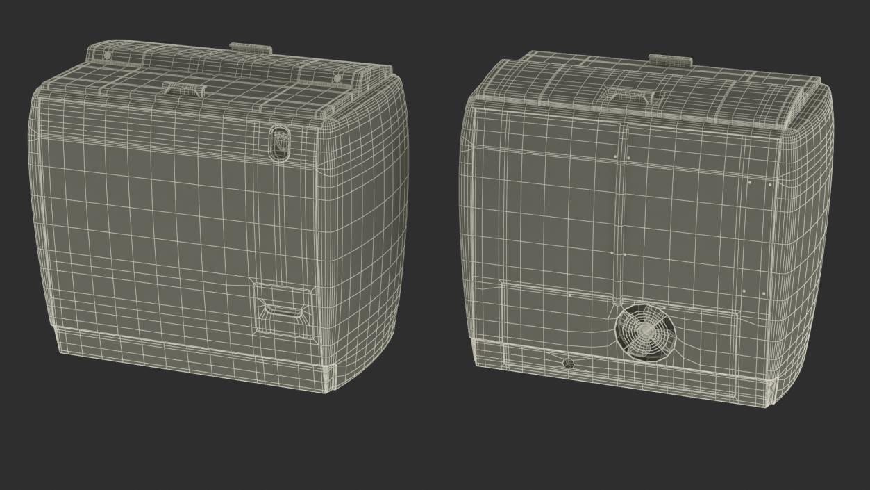 Old Refrigerator for Carbonated Drink 2 3D model