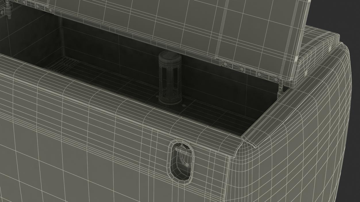 Old Refrigerator for Carbonated Drink 2 3D model