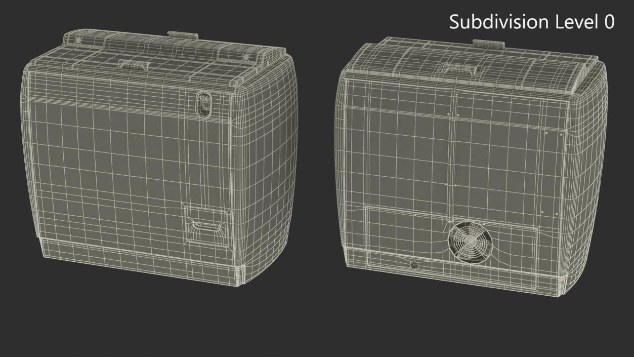 Old Refrigerator for Carbonated Drink 2 3D model