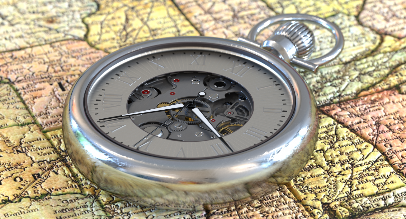 3D model Vintage Pocket Watch