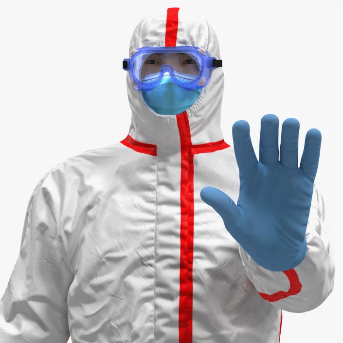 3D Chemical Protective Suit Rigged