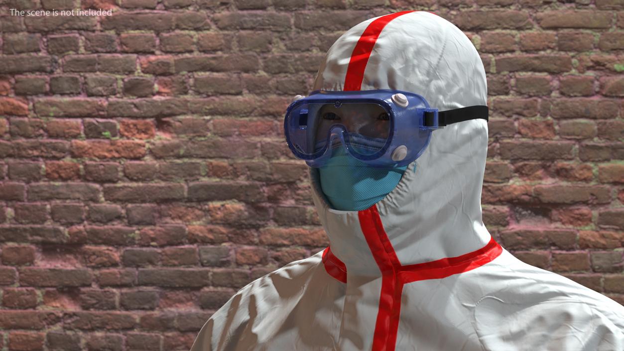 3D Chemical Protective Suit Rigged