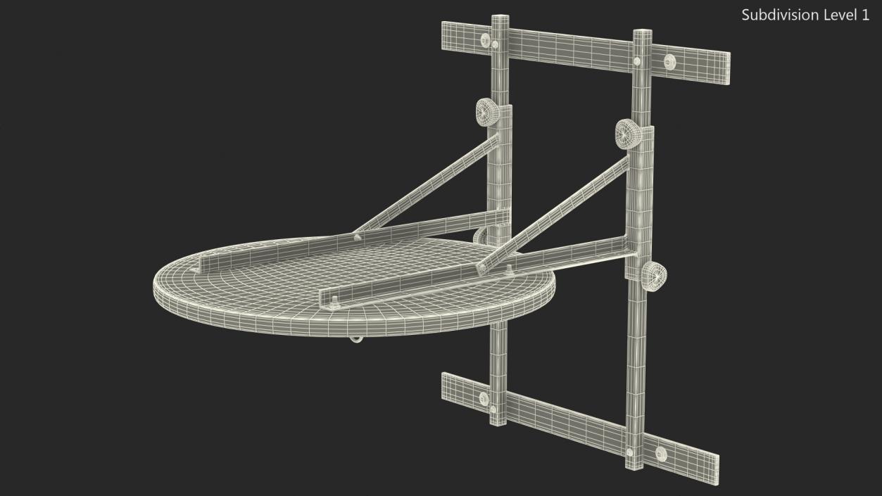 Adjustable Speed Bag Platform 3D model