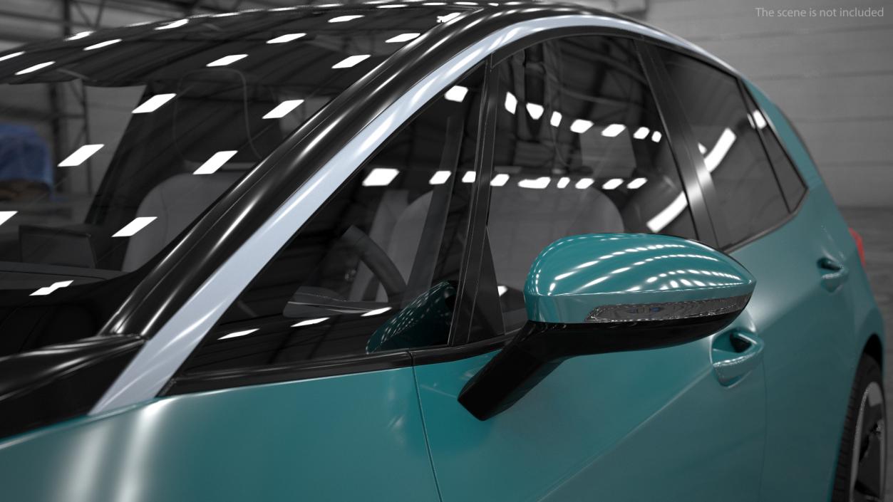 Electric Car Hatchback 3D