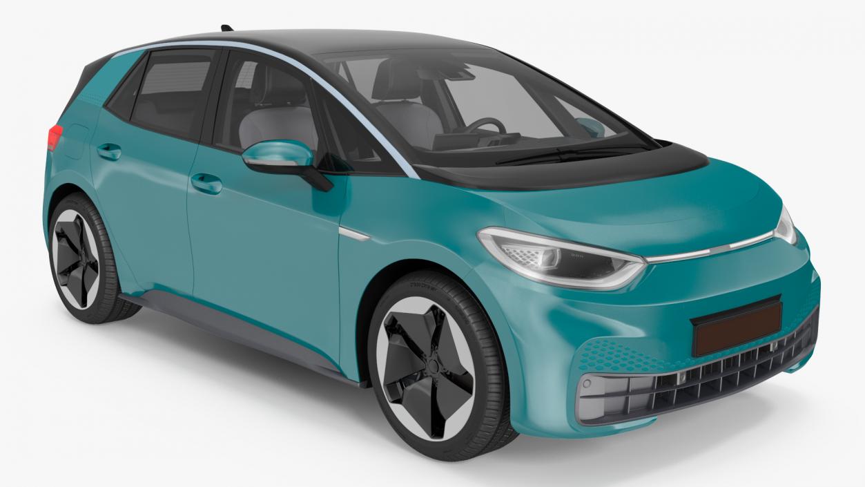 Electric Car Hatchback 3D