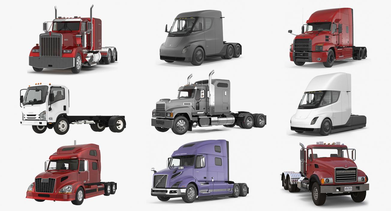 Trucks Collection 3 3D model