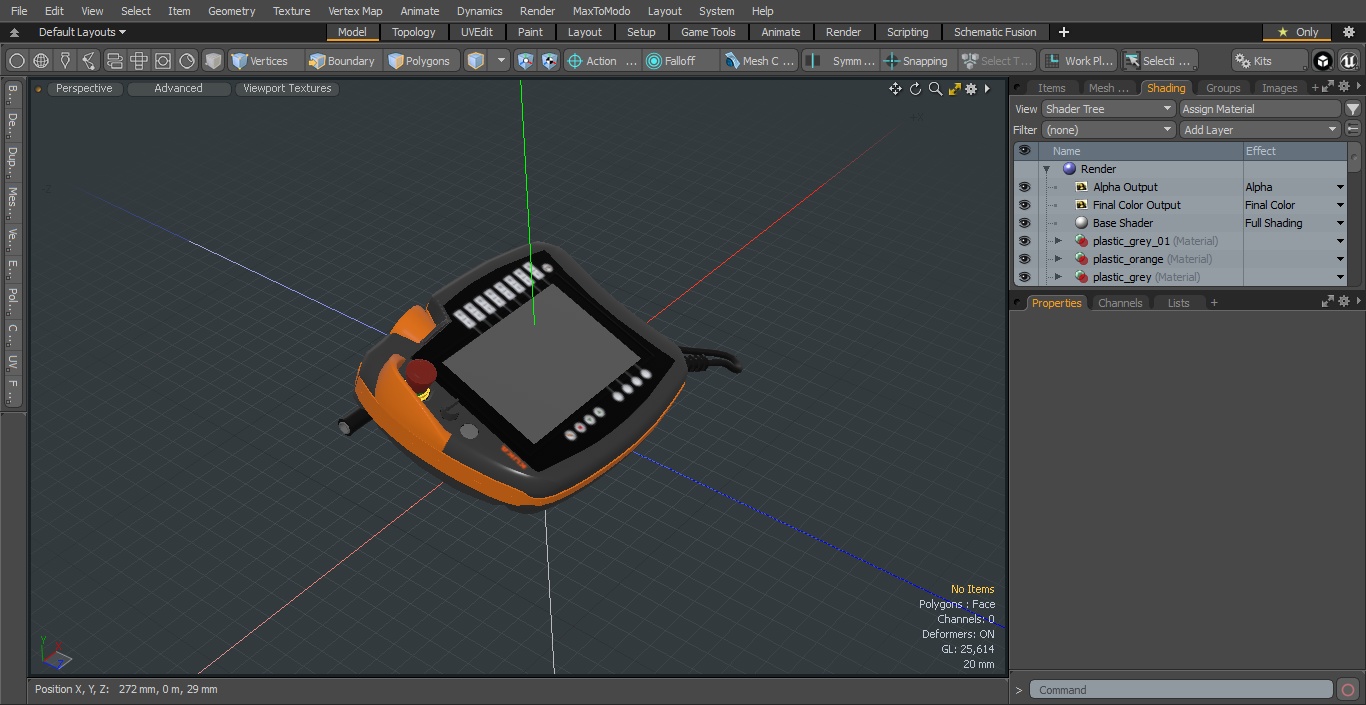 3D KUKA smartPAD model