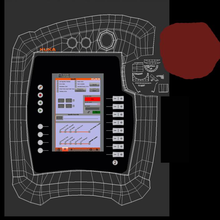 3D KUKA smartPAD model