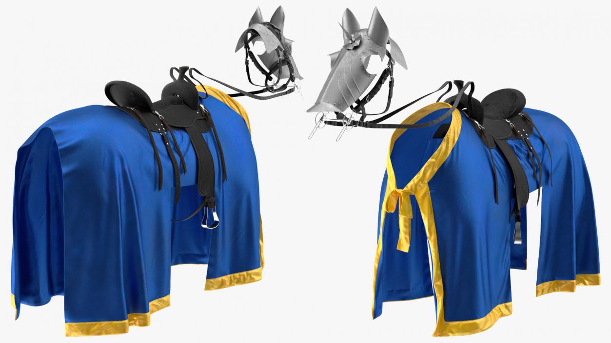 3D Blanket and Horse Armor model