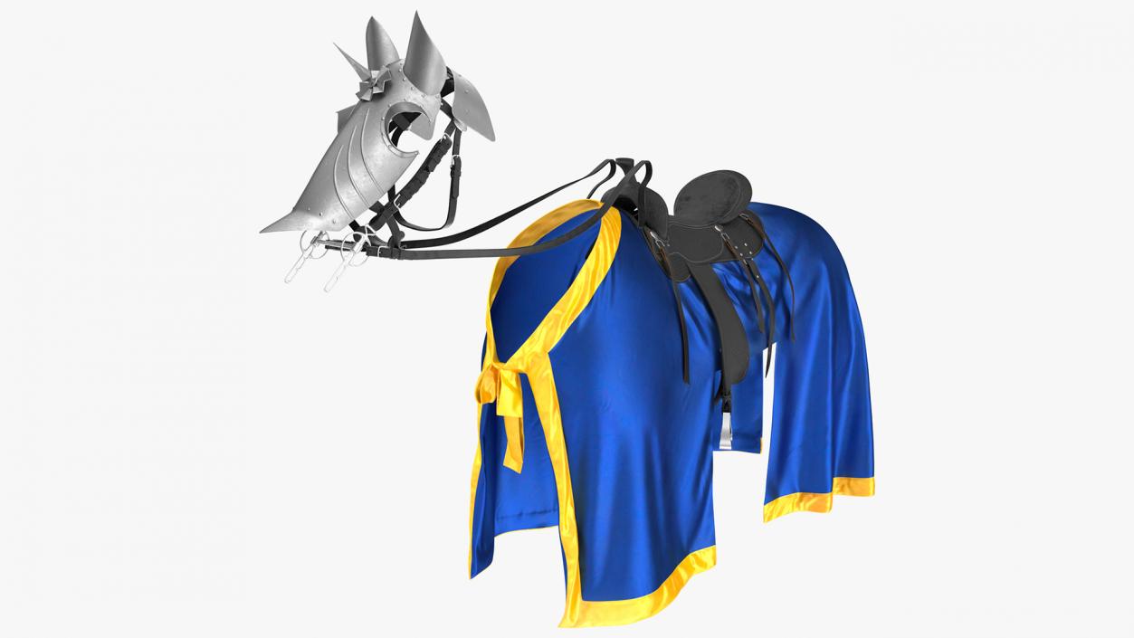 3D Blanket and Horse Armor model