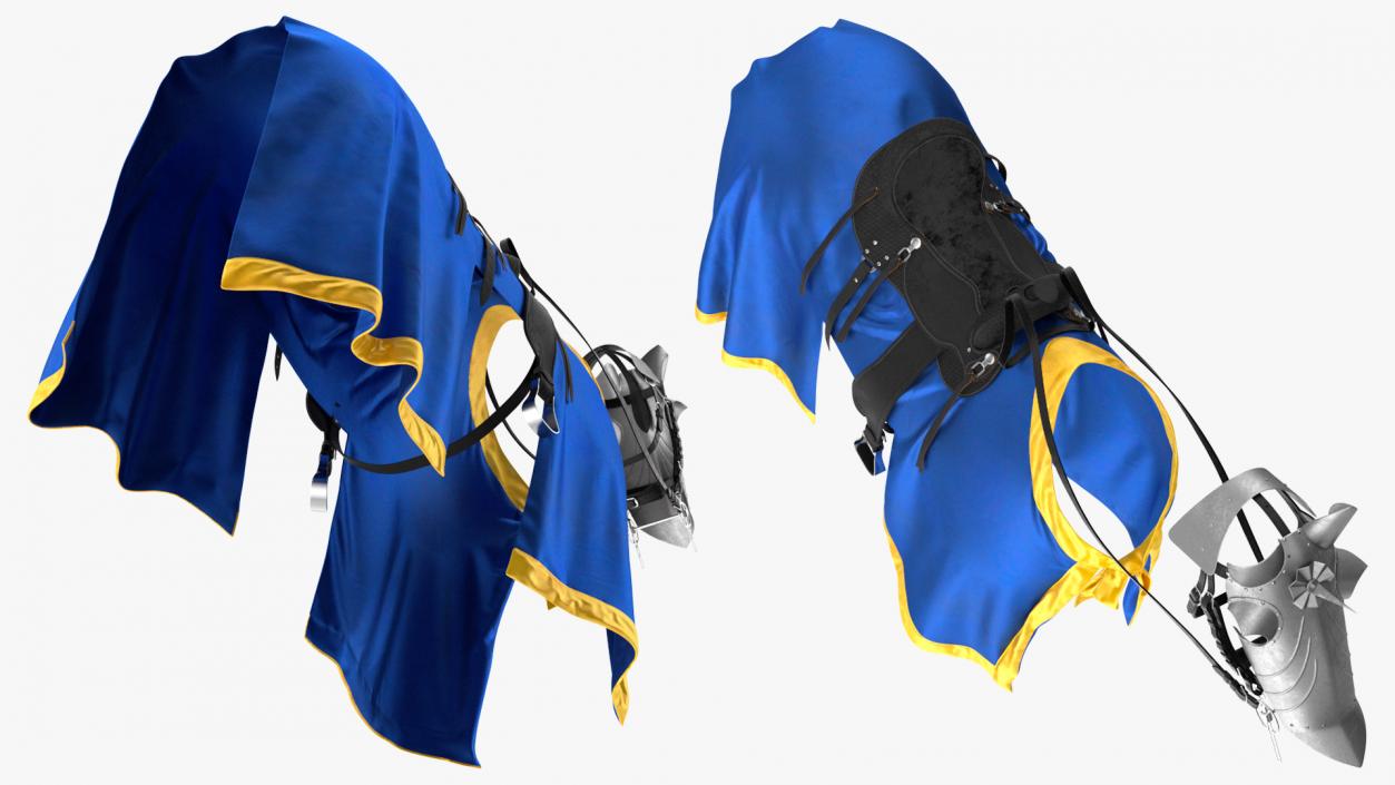 3D Blanket and Horse Armor model