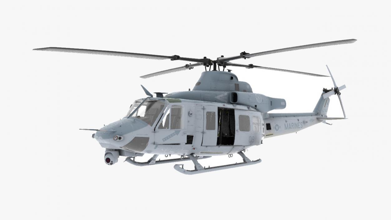 Bell Venom Helicopter Rigged for Cinema 4D 3D