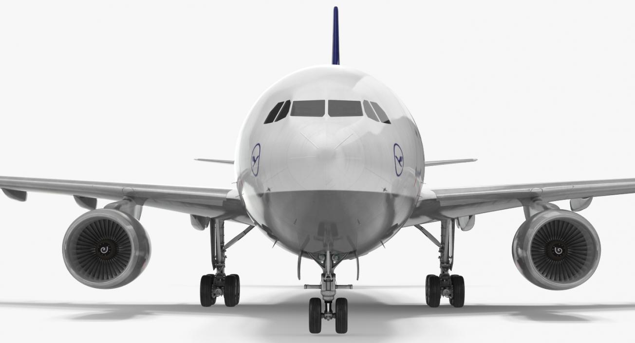 3D model Airbus A310-300 Lufthansa