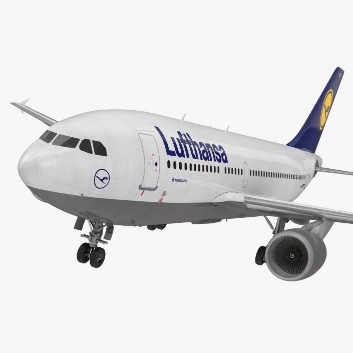 3D model Airbus A310-300 Lufthansa