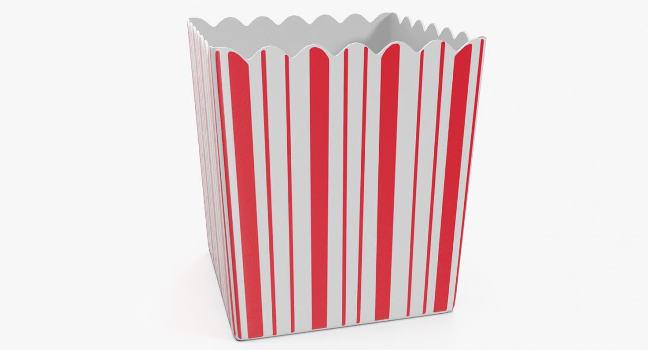 Empty Popcorn Box 3D