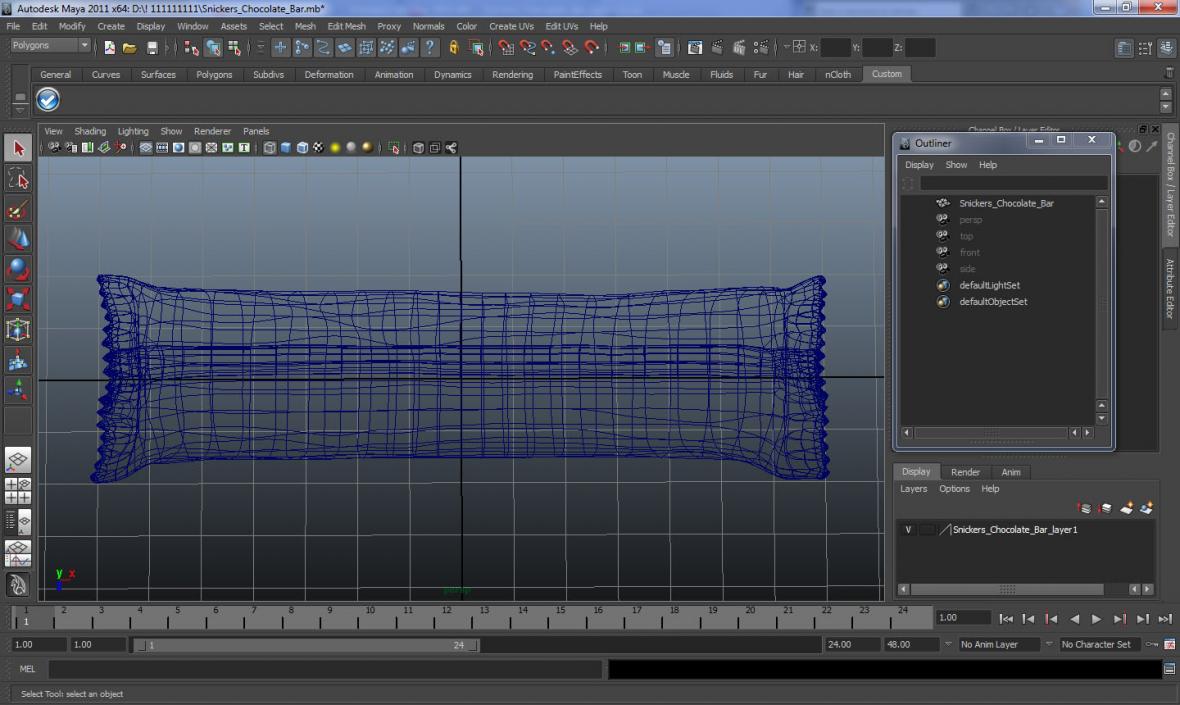 3D Nuts Chocolate Bar model