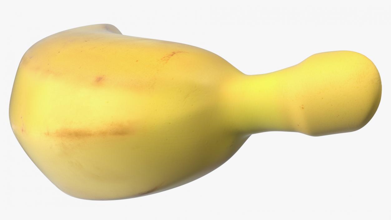 3D model Old Ripe Baby Banana