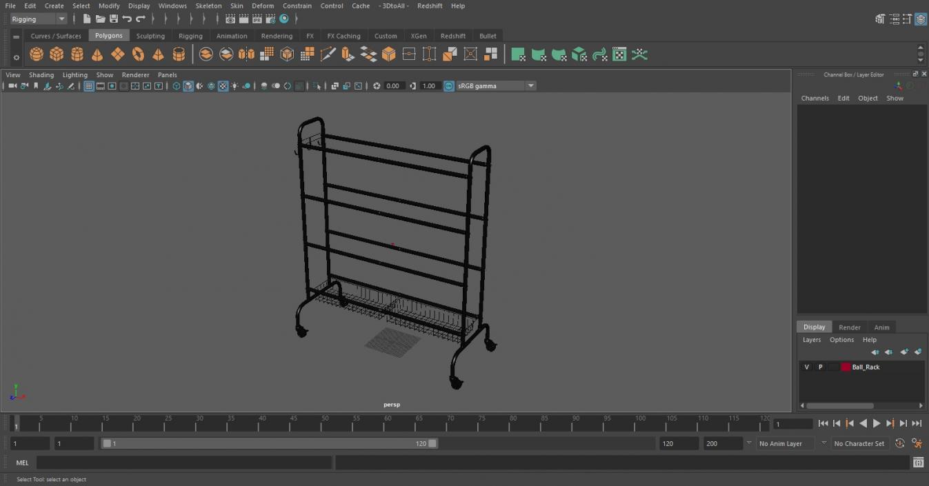 Ball rack 3D model