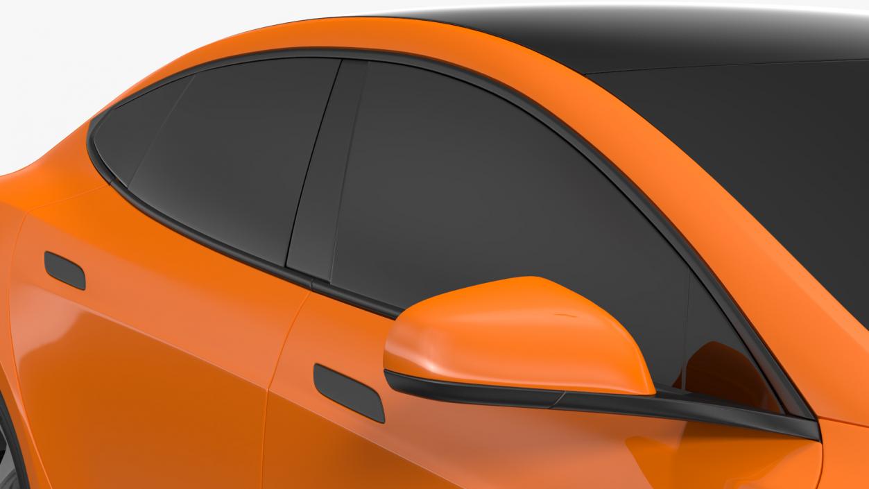 Electric Liftback Sedan Exterior Only 3D