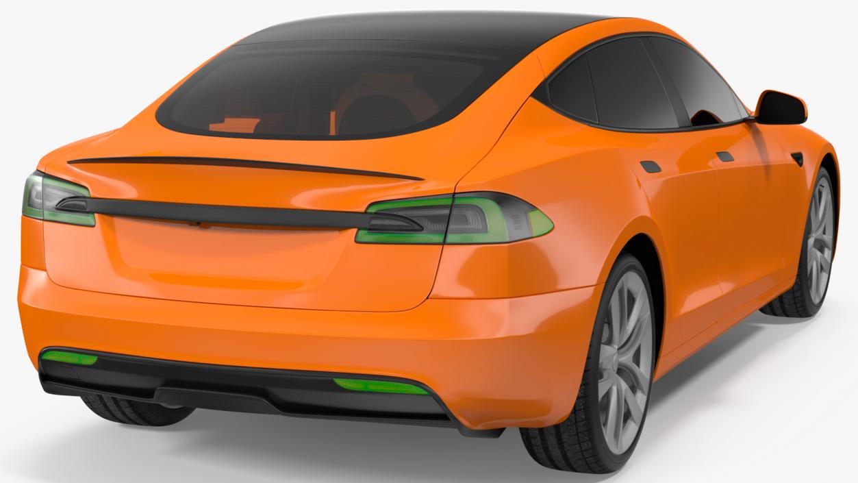 Electric Liftback Sedan Exterior Only 3D