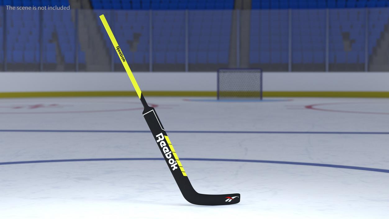 3D Reebok Ice Hockey Stick model