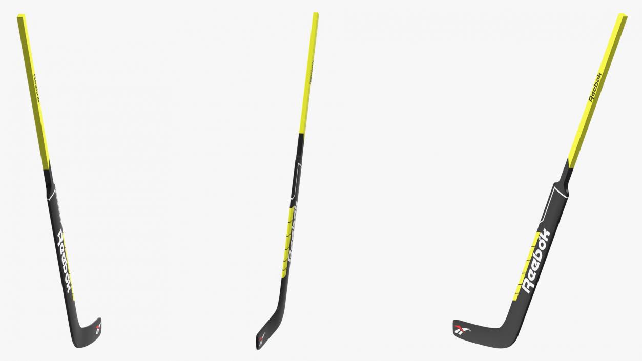 3D Reebok Ice Hockey Stick model