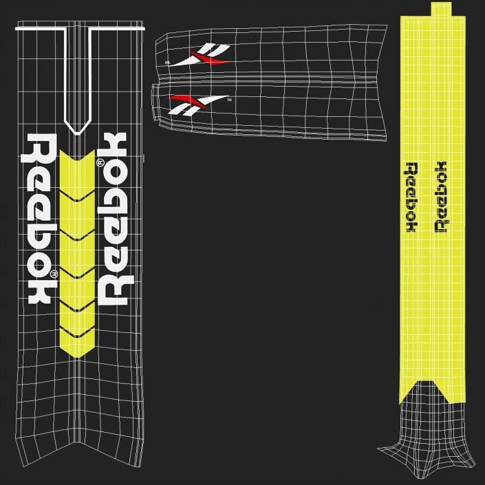 3D Reebok Ice Hockey Stick model