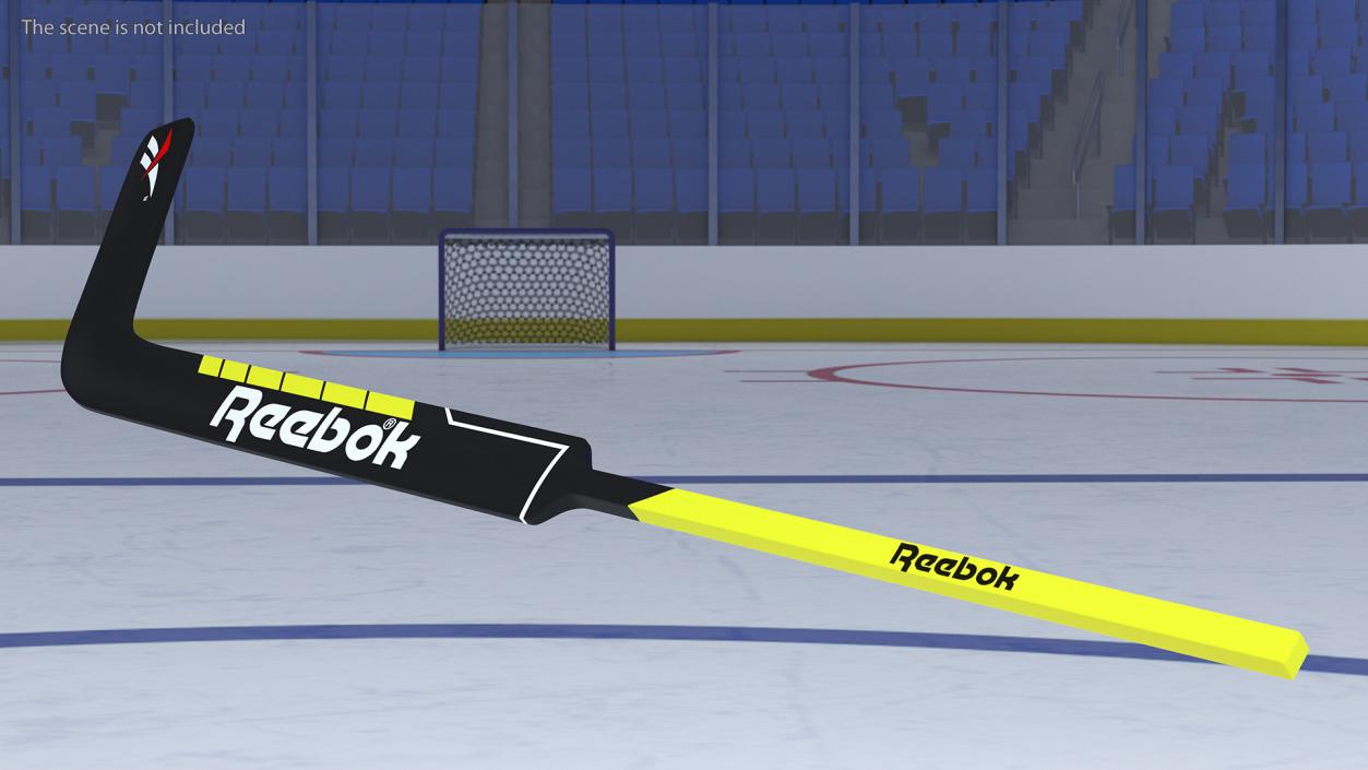 3D Reebok Ice Hockey Stick model