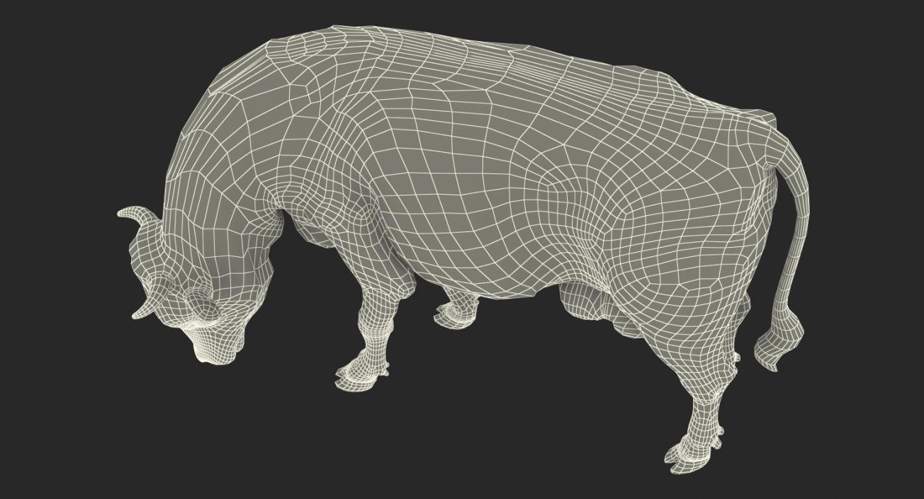 3D model Cow Rigged