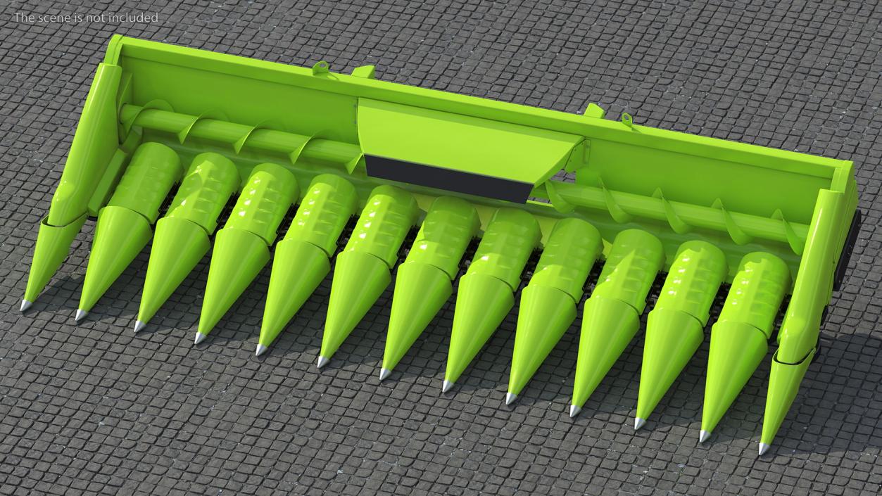 3D model Rigid Corn Header 12 Rows