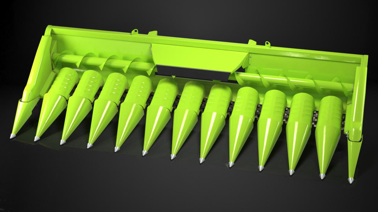 3D model Rigid Corn Header 12 Rows