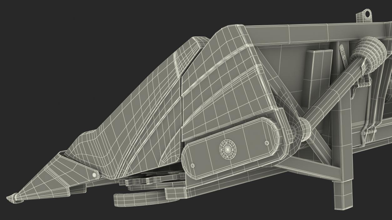 3D model Rigid Corn Header 12 Rows