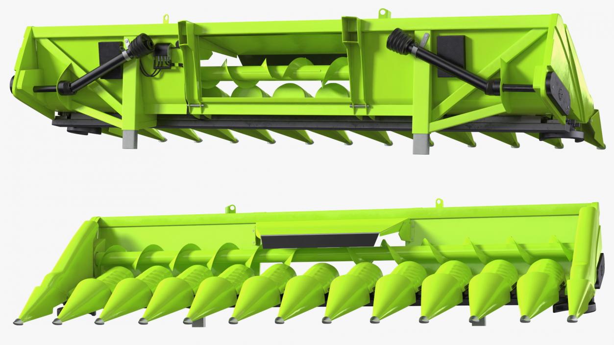 3D model Rigid Corn Header 12 Rows