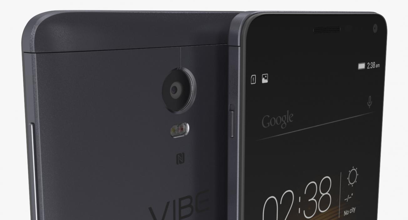 3D Lenovo Vibe P1 Graphite Grey model