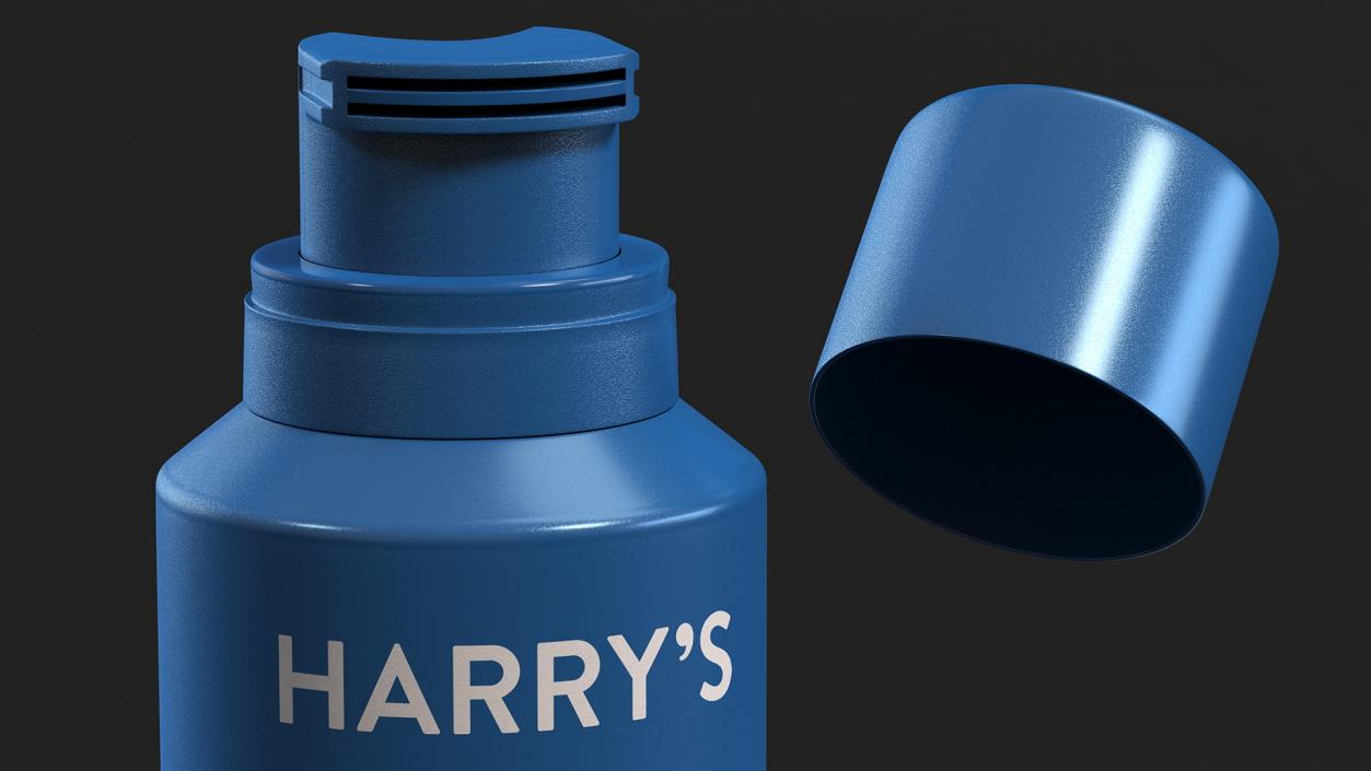 3D model Foaming Shave Gel Harrys Travel Can