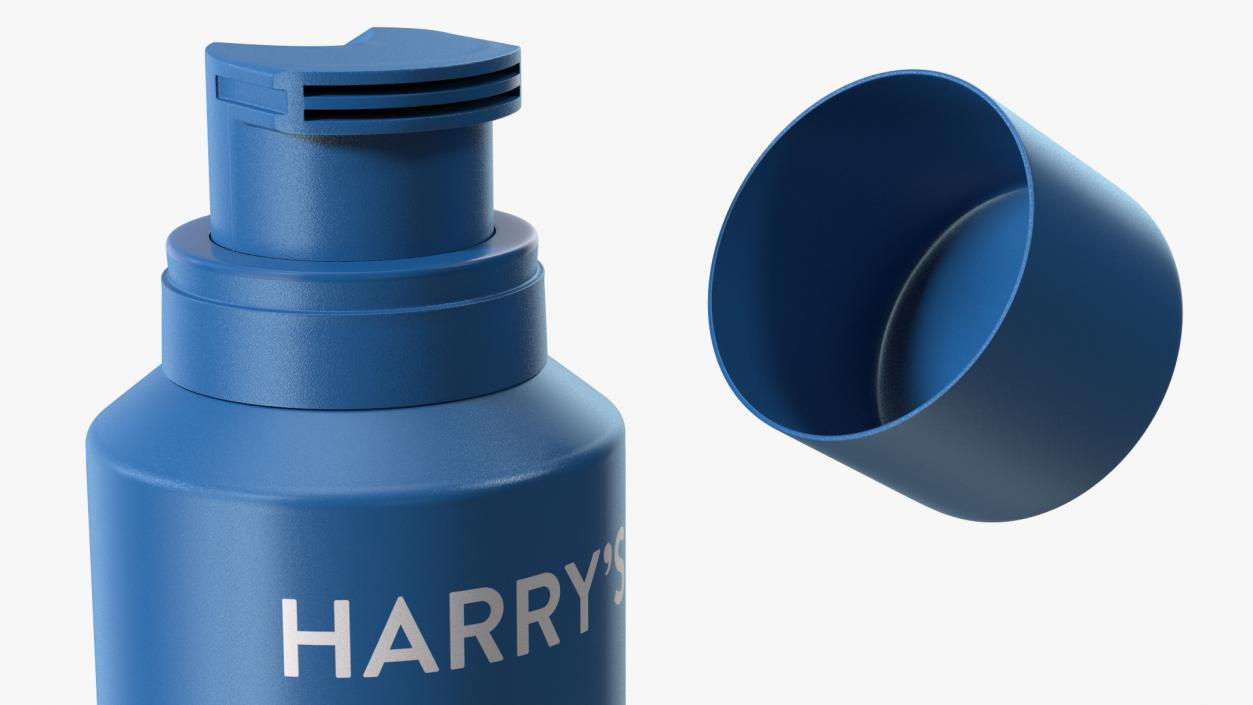 3D model Foaming Shave Gel Harrys Travel Can