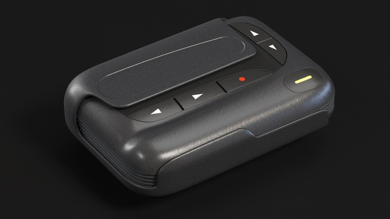 3D Pager in Case model