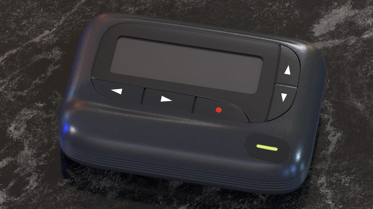 3D Pager in Case model